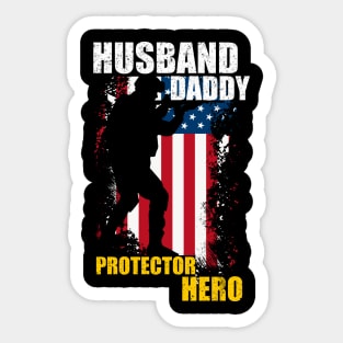 Husband Daddy Protector Hero Sticker